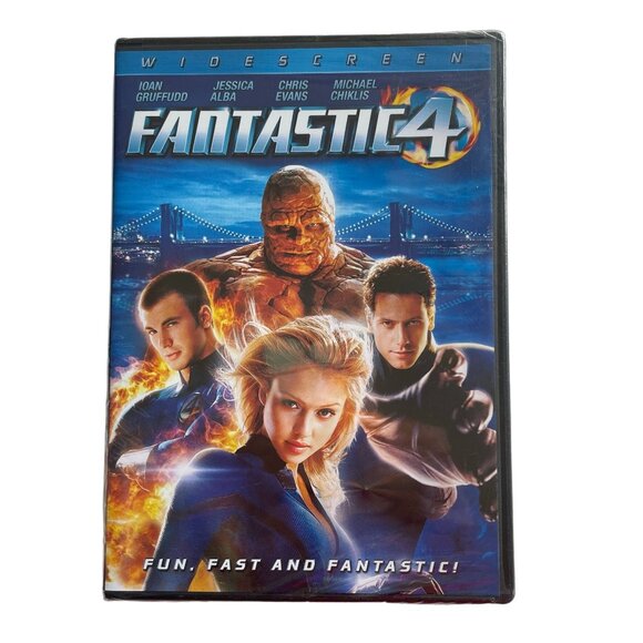 Fantastic Four Action Adventure Fantasy DVD u 2005 PG13 Ioan Gruffudd, Michael C - Picture 1 of 2
